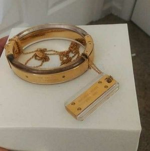 Authentic Michael kors bracelet and necklace set